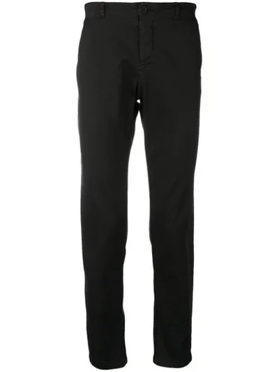 Transit Straight-leg Chino Trousers In Black