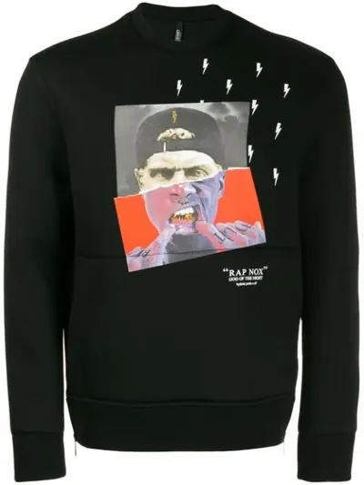 Neil Barrett Black Print Sweatshirt