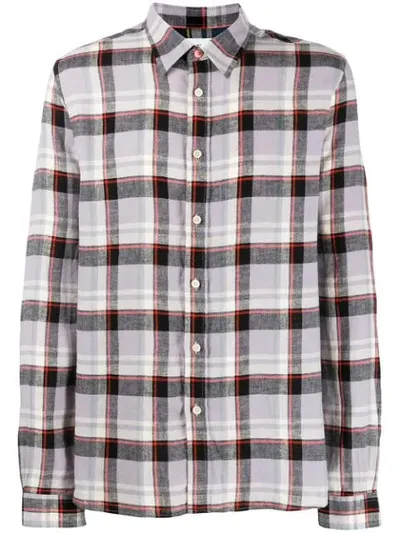 Ps By Paul Smith Tailored Check Shirt In Red