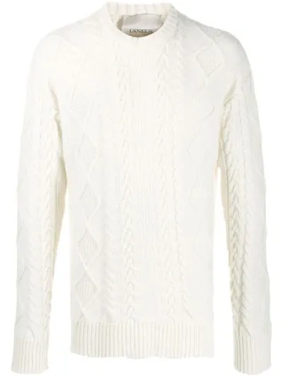 Laneus Cable Knit Sweater In 30016