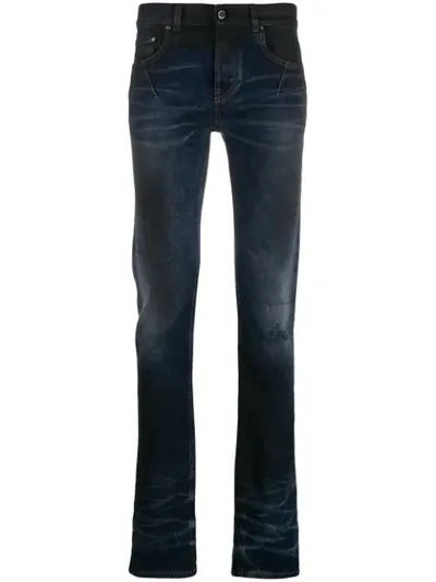 Les Hommes Slim Fit Jeans In Blue