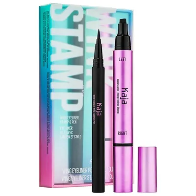 Kaja Wink Stamp Original Waterproof Wing Eyeliner Stamp & Pen Original - Ink Black