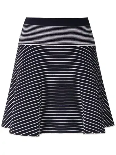 Andrea Bogosian Phillipe Knit Skirt In Blue