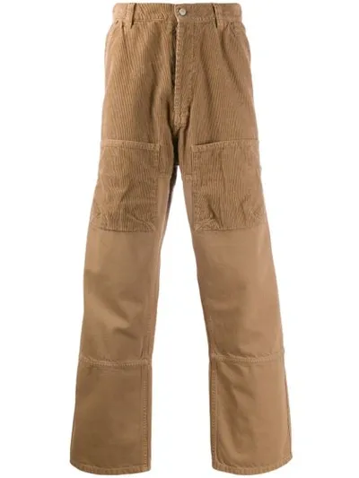 Jacquemus Straight Leg Trousers In Neutrals