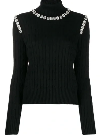 Giuseppe Di Morabito Costume Jewellery Jumper In Black