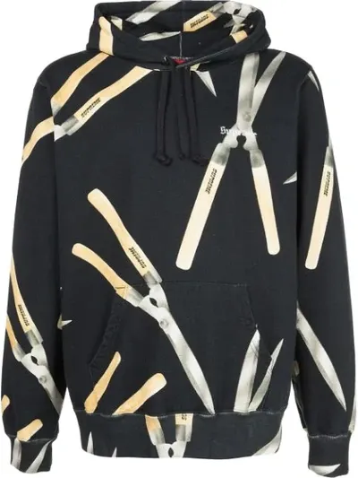 Supreme Shears Hoodie In Black