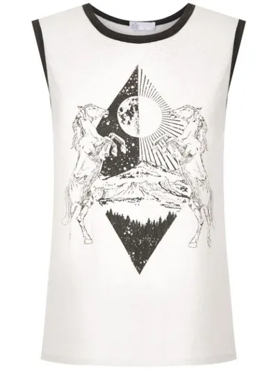 Nk Bruna Printed Ta Top In White