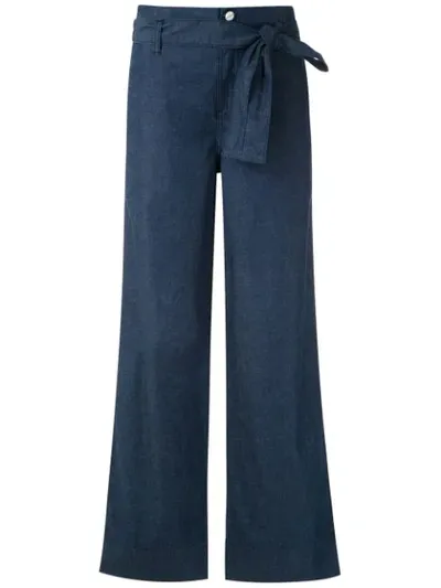 Alcaçuz Namira Belted Trousers In Blue