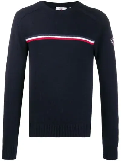 Rossignol Odysseus Crew Neck Jumper In Blue