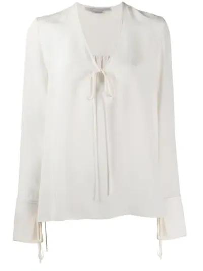 Stella Mccartney Tie Fastening Blouse In White