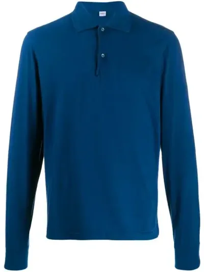 Aspesi Langärmeliges Poloshirt In Blue