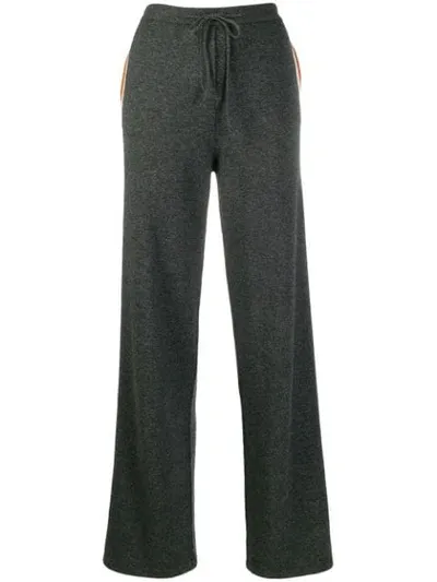 Chinti & Parker Strip Panelled Track Trousers In Grey