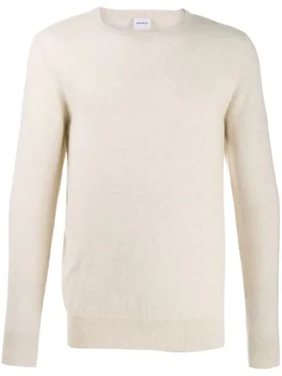 Aspesi Crew Neck Sweater In Neutrals