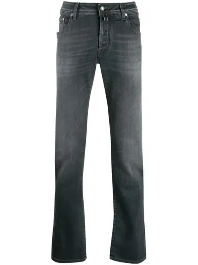 Jacob Cohen Comfort Straight-leg Jeans In Grey