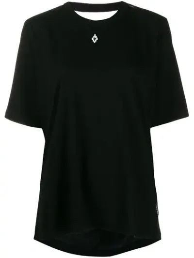 Marcelo Burlon County Of Milan Love T.t.e. Open Back T-shirt In Black