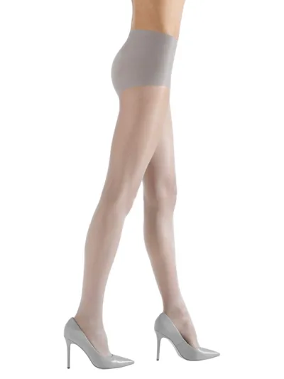 Natori 2-pack Shimmer Sheer Control-top Tights In Silver