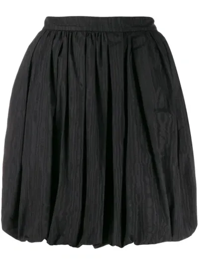 Msgm Puffball Skirt In Black