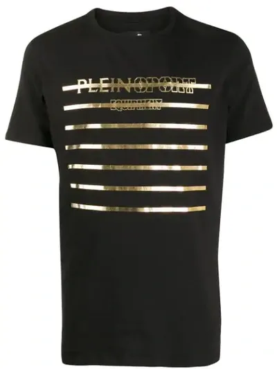 Plein Sport Printed T-shirt In Black