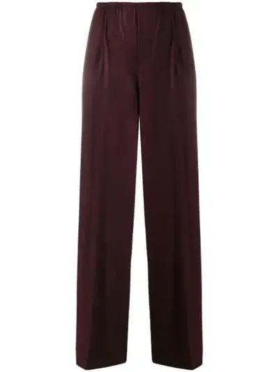 Vince Wide Leg Trousers In Purple