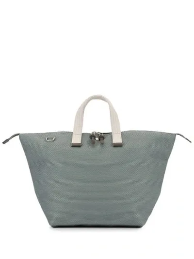 Cabas Mittelgrosse 'bowler' Handtasche In Blue