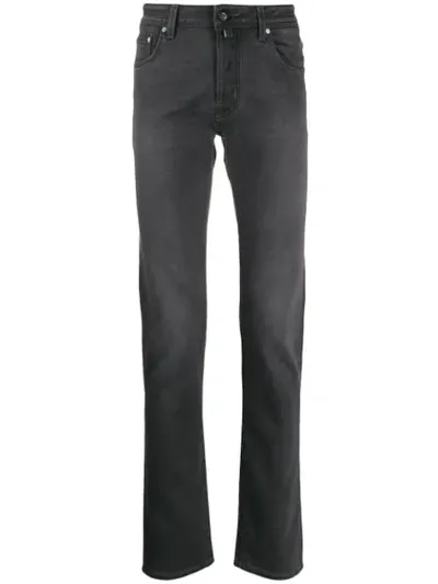 Jacob Cohen Straight-leg Denim Trousers In Grey