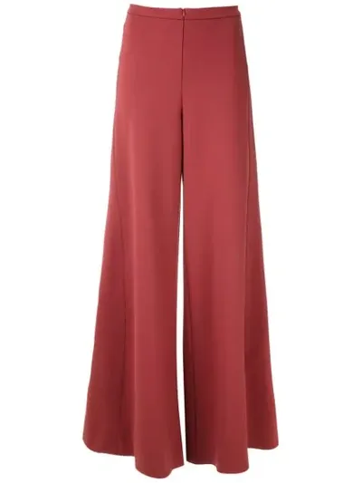 Alcaçuz Marajo Palazzo Pants In Red