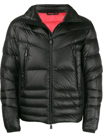 Moncler Short Padded Jacket In Black