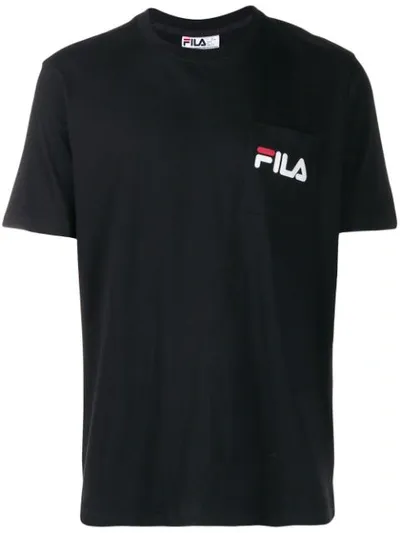 Fila Men's Curtis Logo Pocket T-shirt In Black