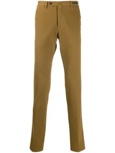 Pt01 Slim Fit Trousers In Neutrals