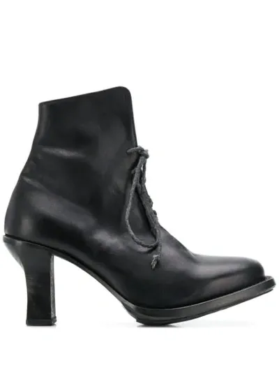 Cherevichkiotvichki Lace-up Ankle Boots In Black