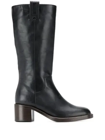 Michel Vivien Country Boots In Black