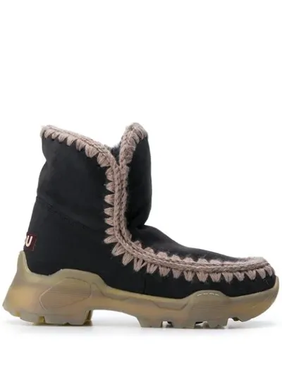 Mou Eskimo Boot Ntain 18 Cm In Offb Off Black