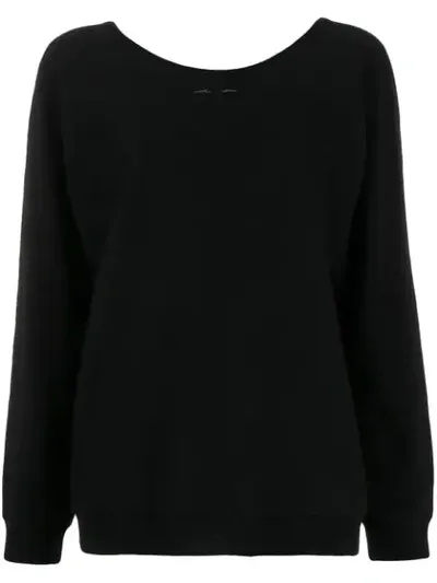 Barbara Bui Cashmere Round Neck Jumper In Black