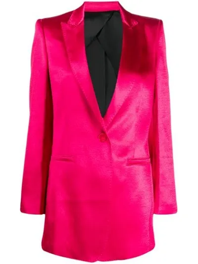 Philosophy Di Lorenzo Serafini Peaked Lapel Blazer In Pink