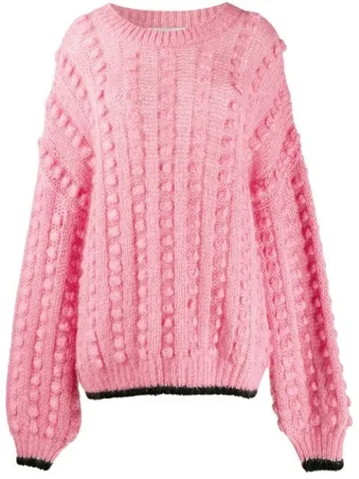 Marco De Vincenzo Oversized Jumper In Pink