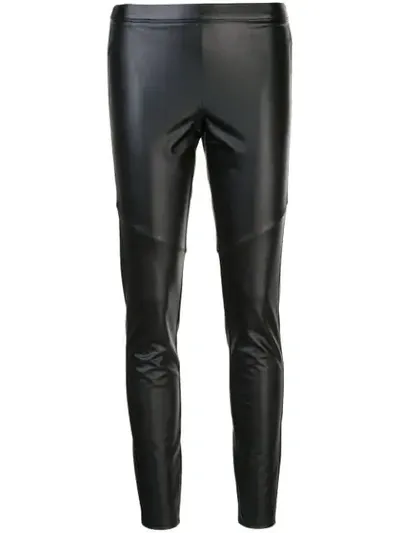 Natori Leatherette Leggings In Black