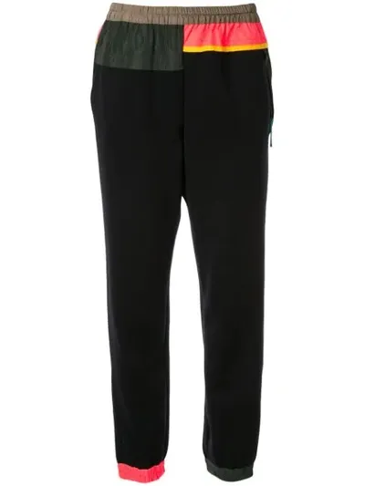 Kolor Wool Track Pants In Black