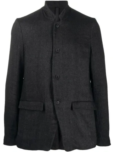 Poème Bohèmien Deconstructed Jacket In Black