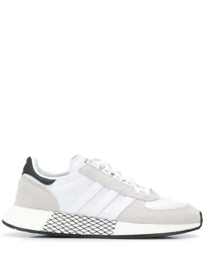 Adidas Originals Marathon Tech Sneakers In White