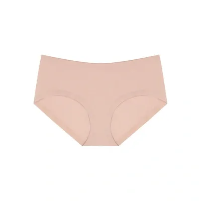 Wolford Contour Seamless Stretch-cotton Briefs In Rose