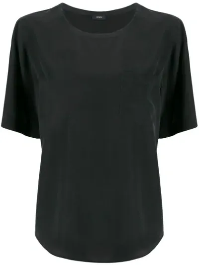 Joseph Loose Fit Blouse In Black