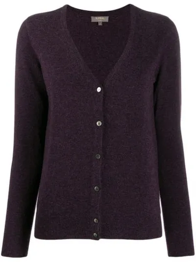 N•peal Cardigan Mit V-ausschnitt In Purple