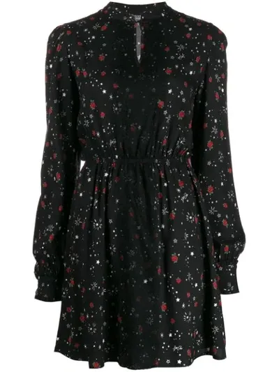 Liu •jo All-over Print Dress In Black