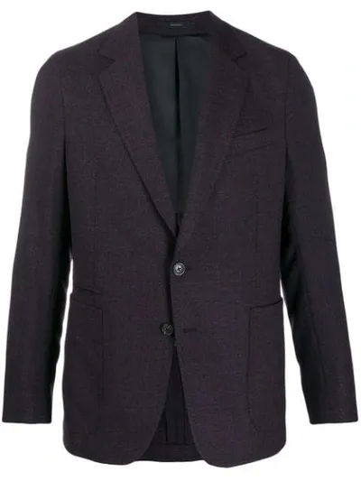 Paul Smith Fitted Blazer In Purple