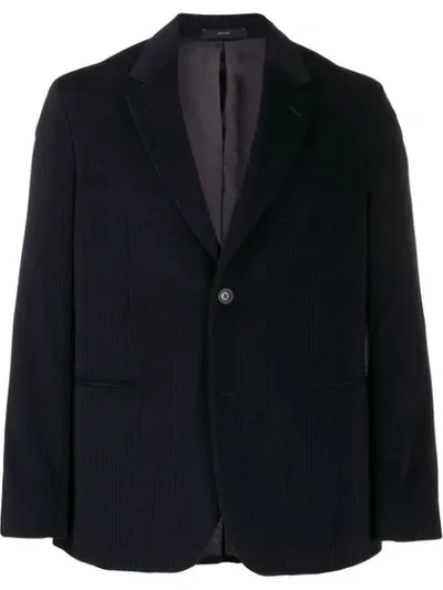 Paul Smith Straight-fit Blazer In Blue