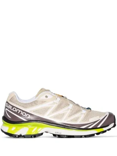 Salomon Xt 6 Softground Low-top Sneakers In Neutral