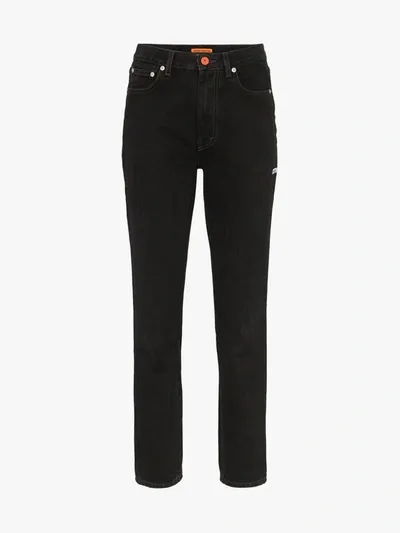 Heron Preston Straight-leg Jeans In Black