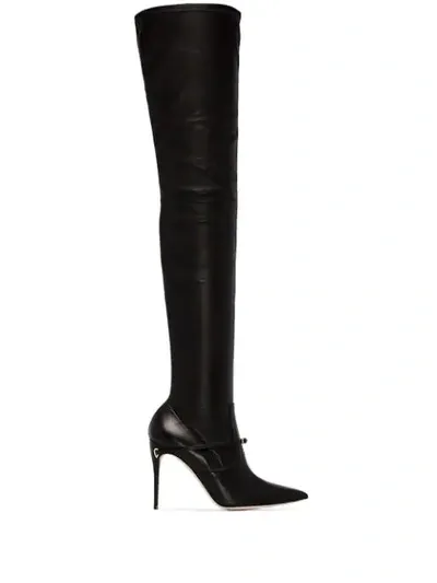 Jennifer Chamandi 'ivan 105mm' Stiefel In Black