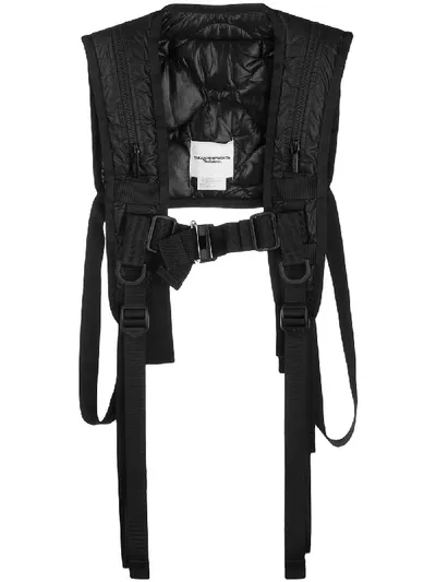 Takahiromiyashita The Soloist Rucksack Style Jacket In Black