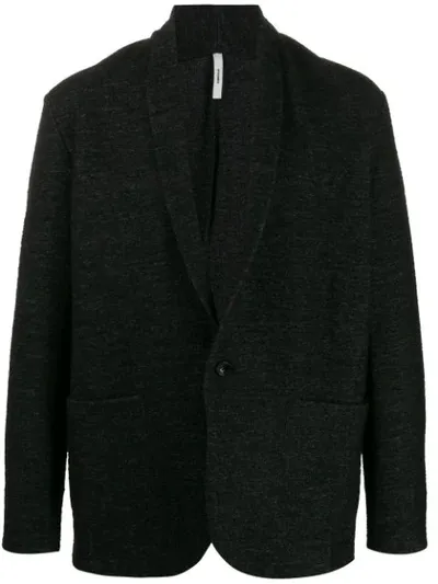 Attachment Jersey Blazer In Black